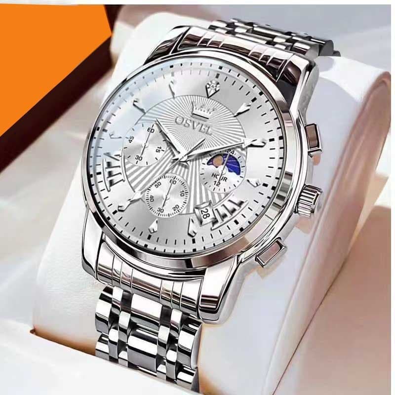 (Cross-border trading), (Wholesale), universal swiss watch, fashionable quartz watches, men's steel belt, casual men's watch 4