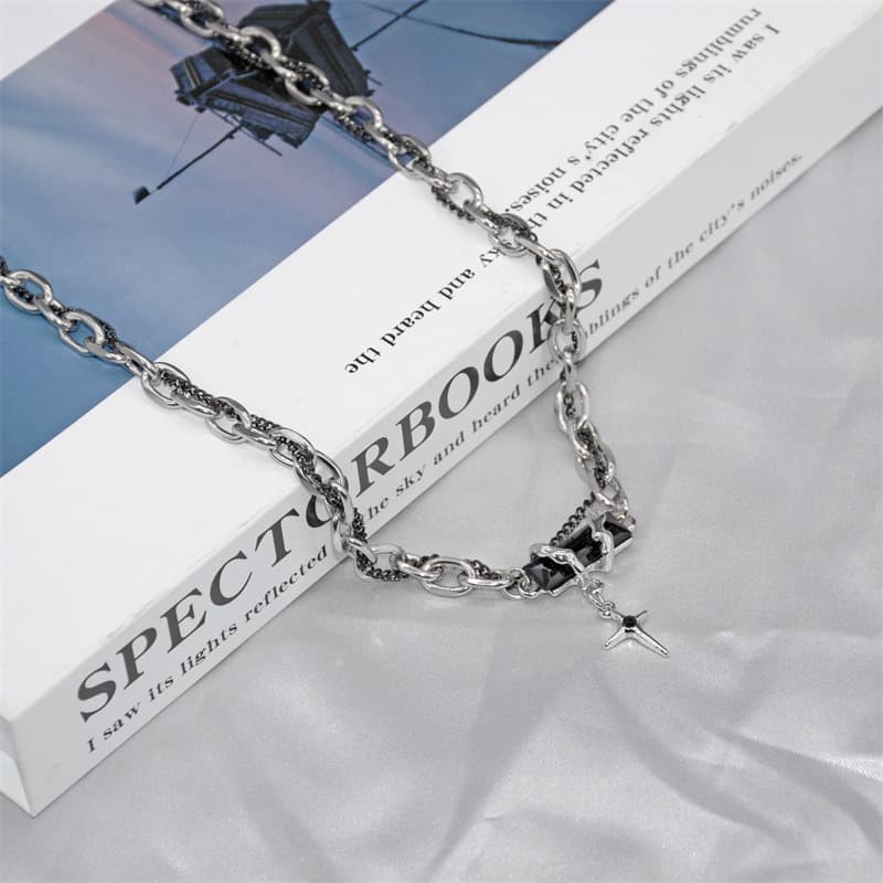 Fashionable trend universal necklace, accessory hip-hop style, internet celebrity, high-quality style, simple and elegant design 3
