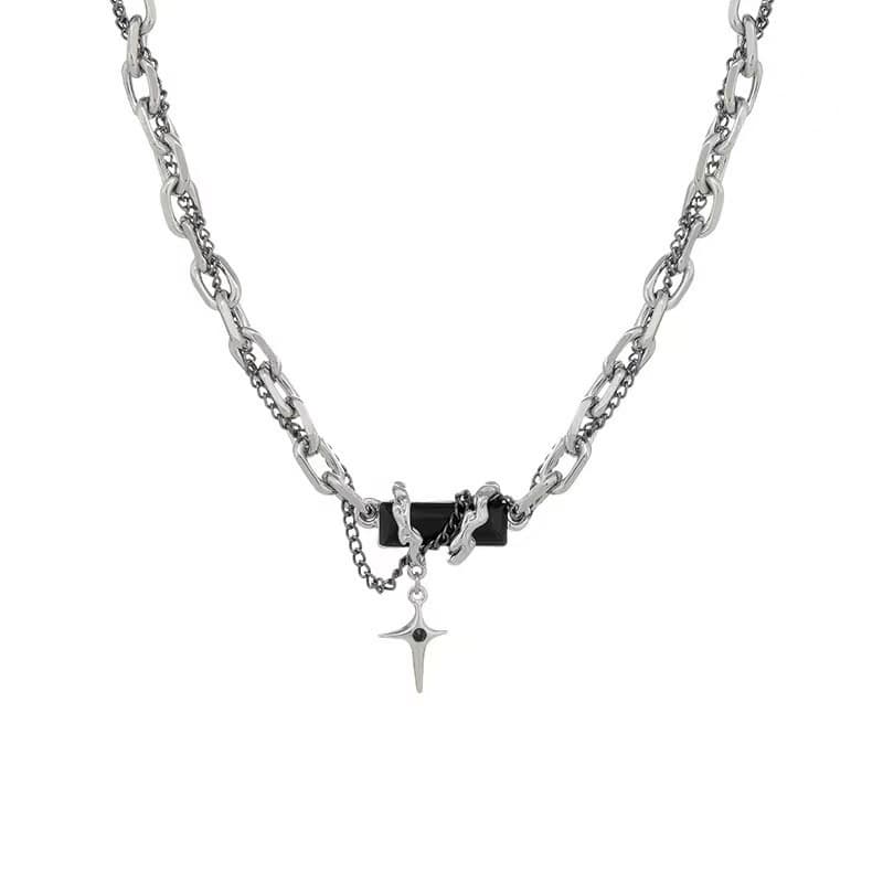 Fashionable trend universal necklace, accessory hip-hop style, internet celebrity, high-quality style, simple and elegant design 5