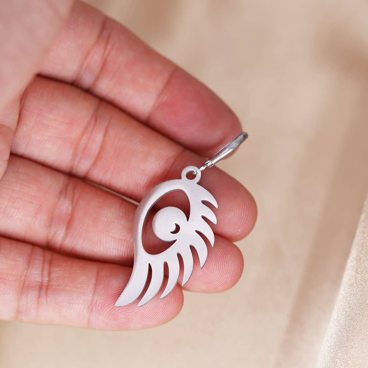 Retro fashionable earrings stainless steel, jewelry, boho style, Birthday gift 4