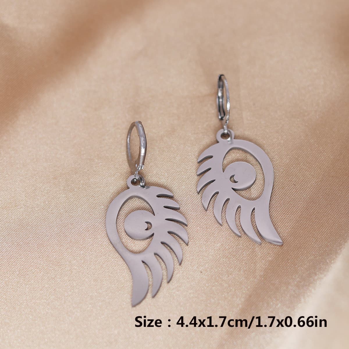 Retro fashionable earrings stainless steel, jewelry, boho style, Birthday gift 5