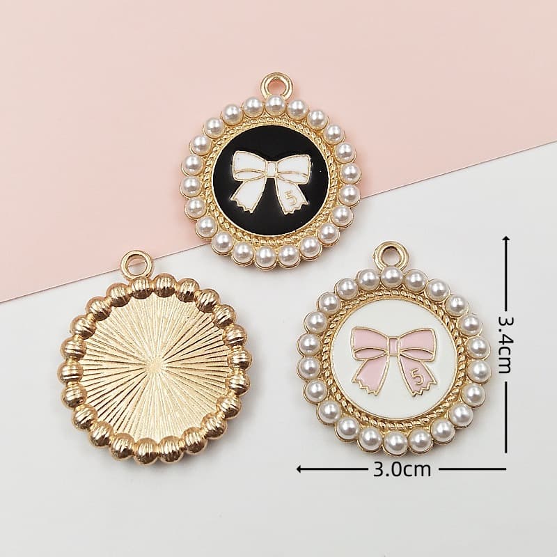 Mountain tea pearl, accessory with accessories, bag, bow tie, golden phone case, new collection, flower decoration 3
