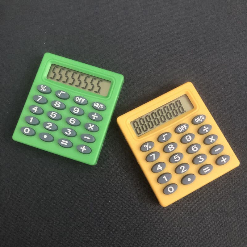 Xiao Sifang 589 Mini Calculator Small Portable Student Stationery Computing Pocket 8 -bit Calculator 4