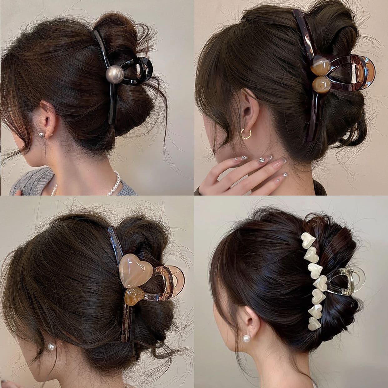 Big crab pin, shark, hair accessory, new collection, high-quality style