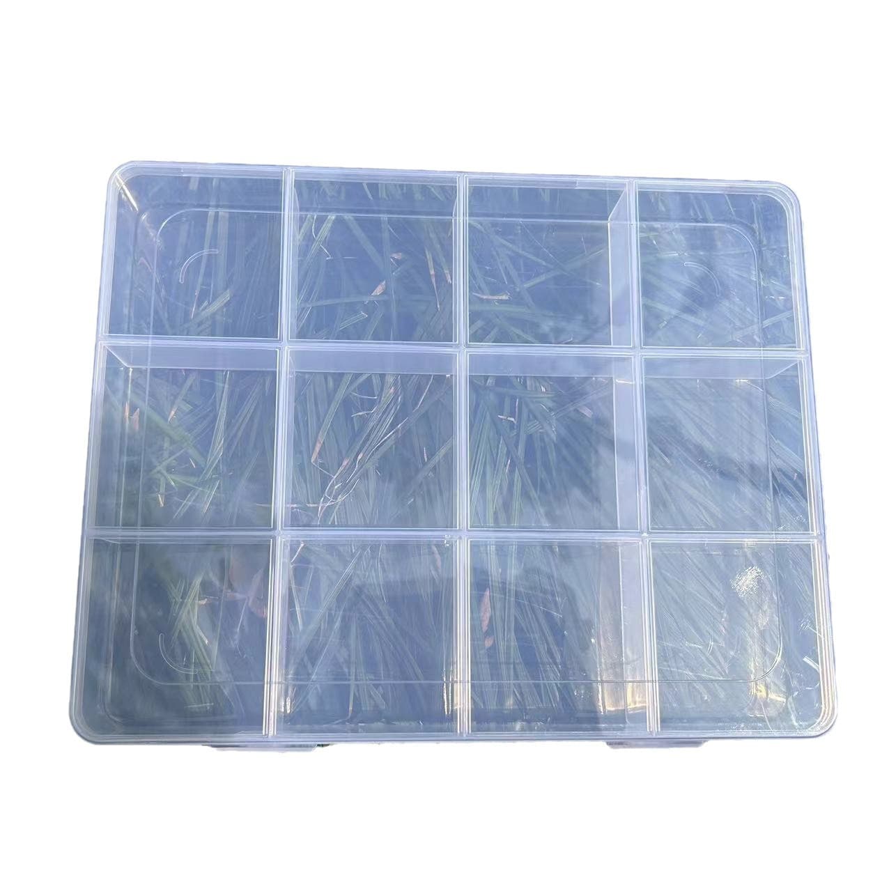 Big capacious storage box, accessories, 12 cells, groove 5