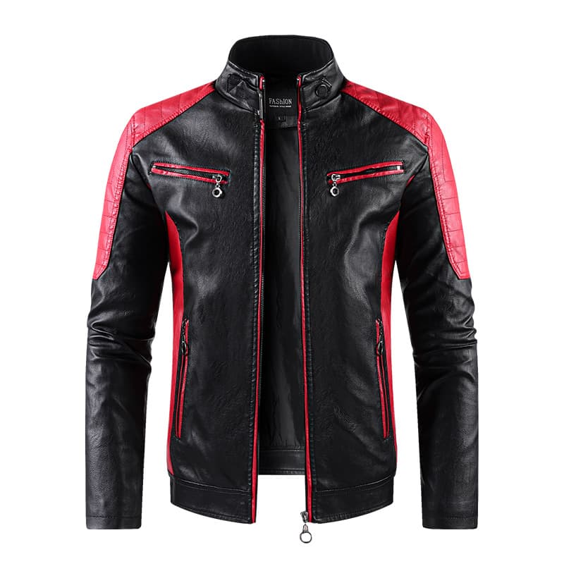 Thin trend polyurethane jacket for leisure, Korean style 2