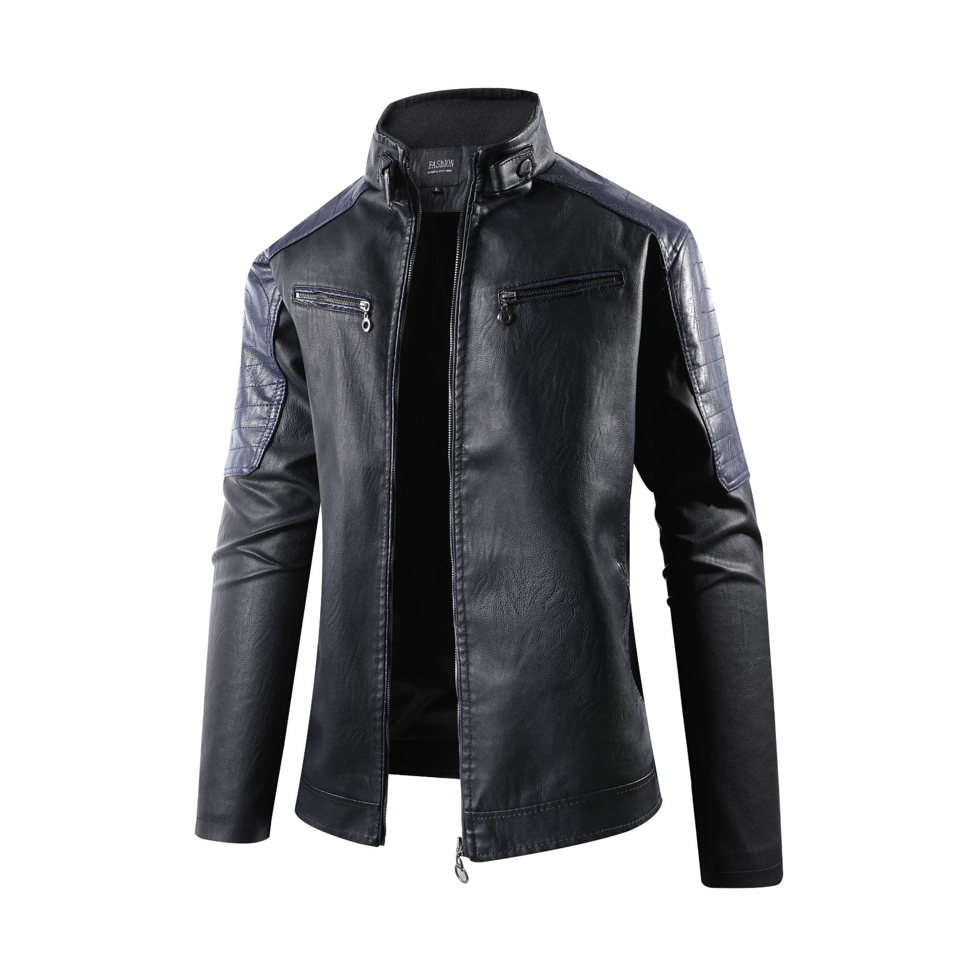 Thin trend polyurethane jacket for leisure, Korean style 5