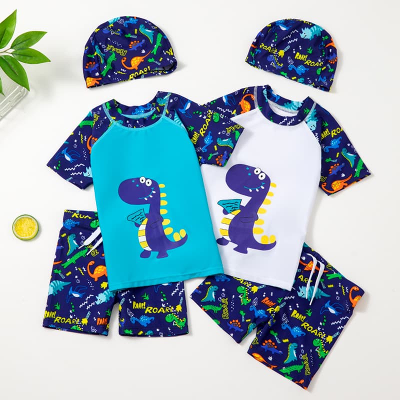 Children's swimwear for boys, cartoon split trousers for students for swimming, for teenagers 3