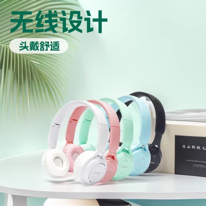 Wireless headphones, foldable action game for students, bluetooth, Birthday gift