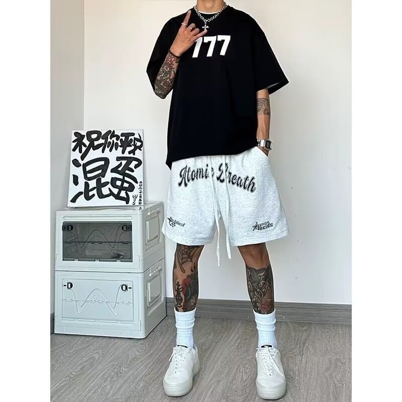 Tide, summer sports brand shorts, beach casual trousers, loose fit