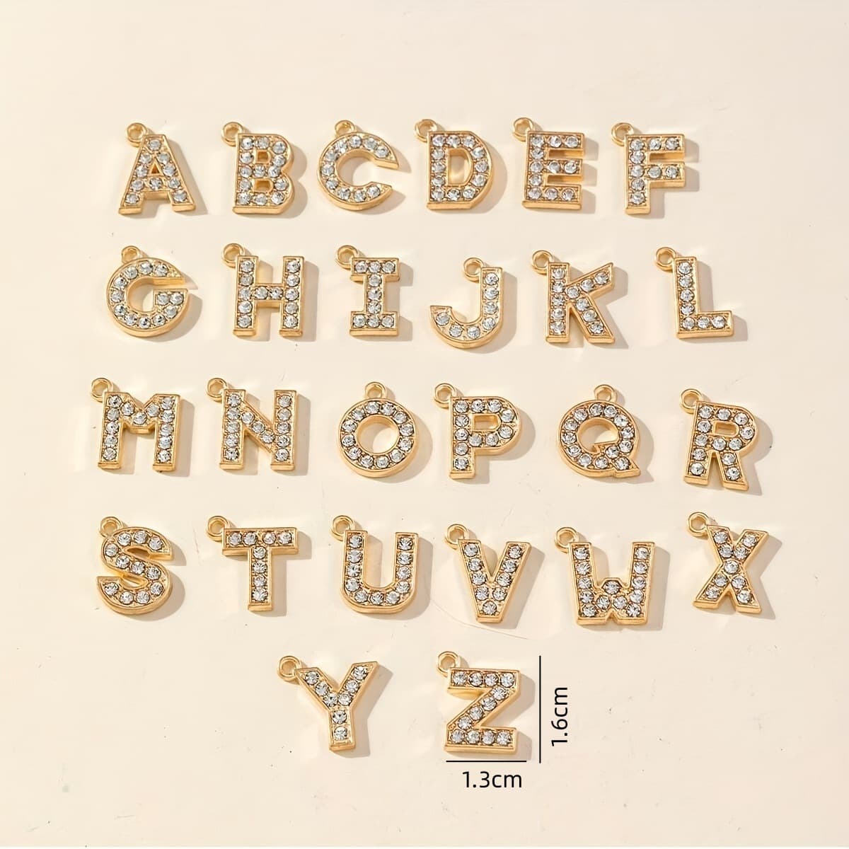 Accessory, fashionable accessories, pendant with letters, necklace, keychain, simple and elegant design 3