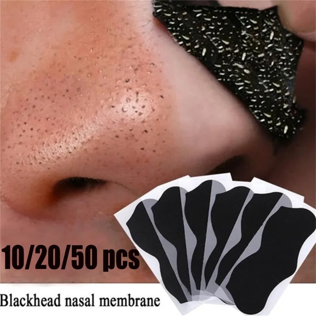 Cross -border blackhead pungent film sticker Blackhead Mask 5PCS 10PCS 15PCS 20PC 4