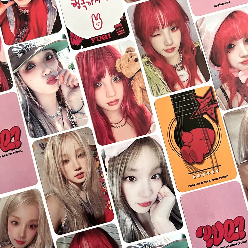 Song Yuqi yuqi 1st mini album yuq1 album surrounding small card K4 special card EVENT 3