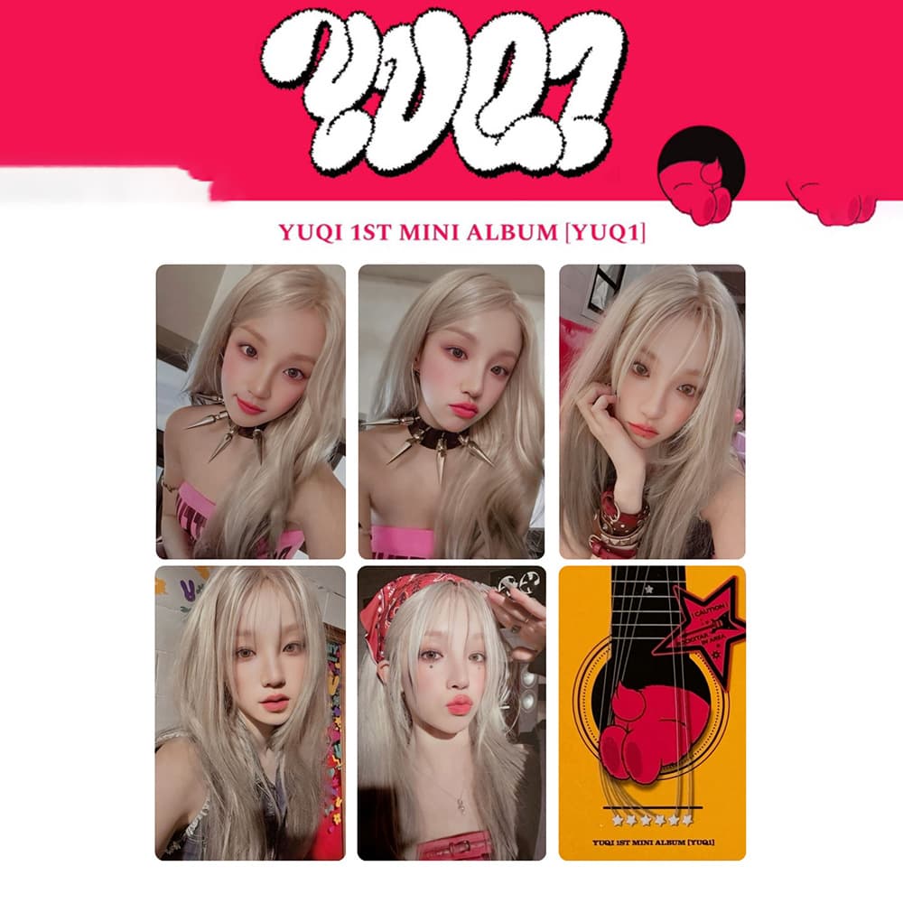 Song Yuqi yuqi 1st mini album yuq1 album surrounding small card K4 special card EVENT 6