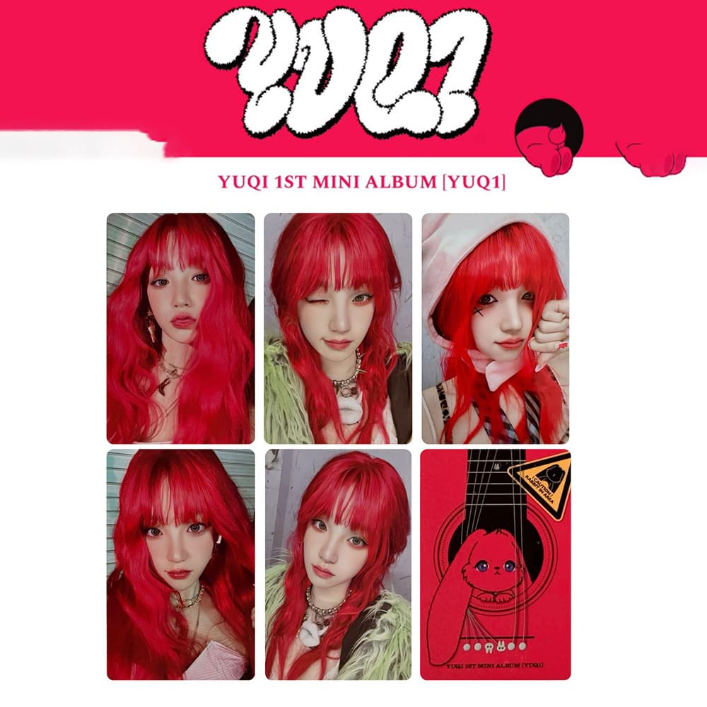 Song Yuqi yuqi 1st mini album yuq1 album surrounding small card K4 special card EVENT 7