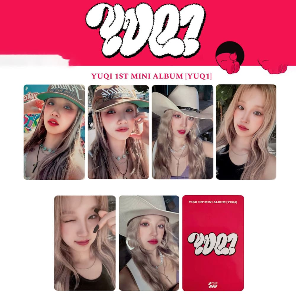 Song Yuqi yuqi 1st mini album yuq1 album surrounding small card K4 special card EVENT 8