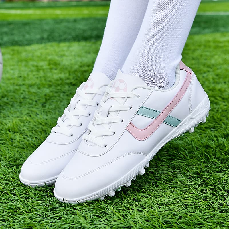Children's boots for students, fuchsia comfortable footwear for men and women for training, Korean style, with spikes 3