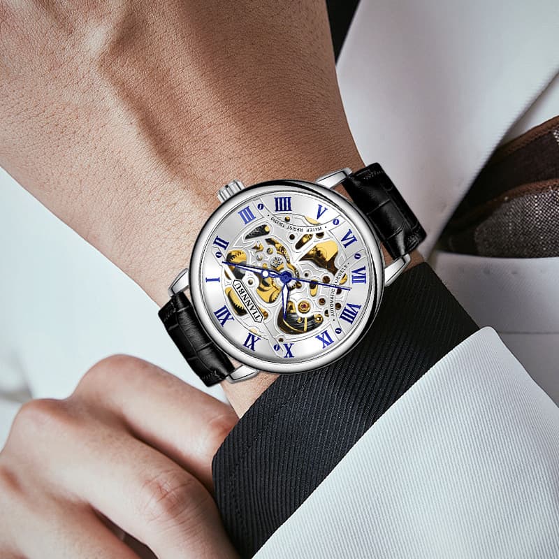 Mechanical glowing mechanical watch, waterproof bike cassette, trend swiss watch, fully automatic 3
