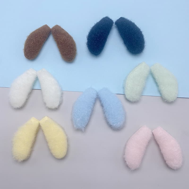 Double-sided plush children's headband, doll, decorative accessory, DIY