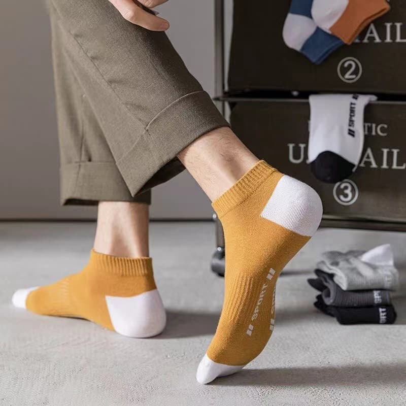Summer thin low invisible men's knee socks low-cut, absorbs sweat and smell 2