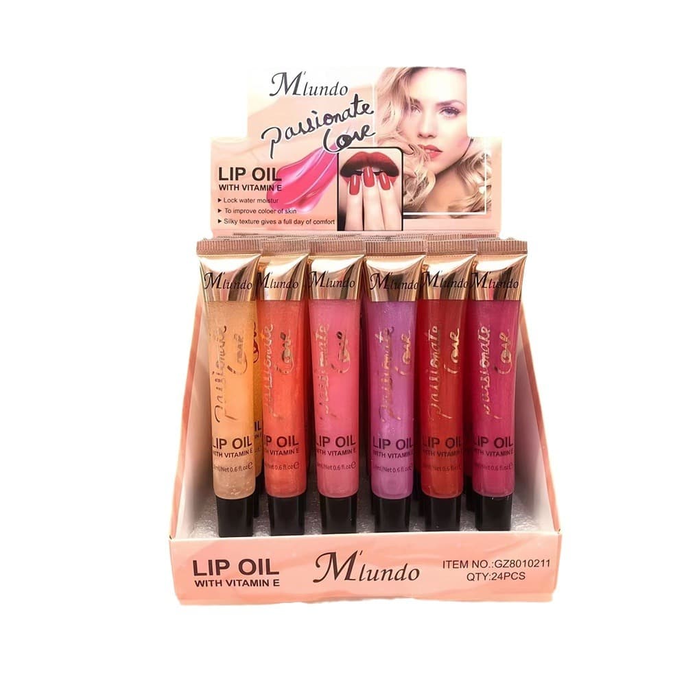 Mlundo Lip gloss, lipstick, 6 colors, mirror effect, intense hydration, plump lips effect 5