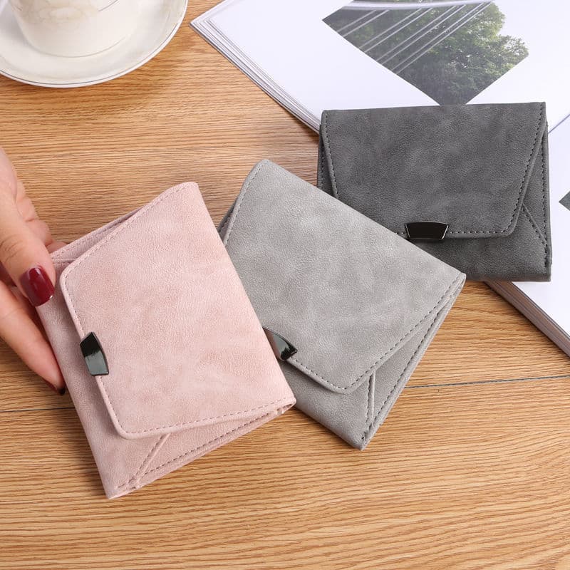 Wallet, short retro shoulder bag, matte small design card holder, 2023 collection 2