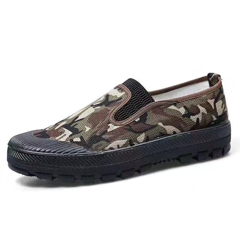 Jiefang shoes men's lightweight round-toe labor protection shoes non-slip wear-resistant breathable low-cut canvas shoes student military training shoes 5