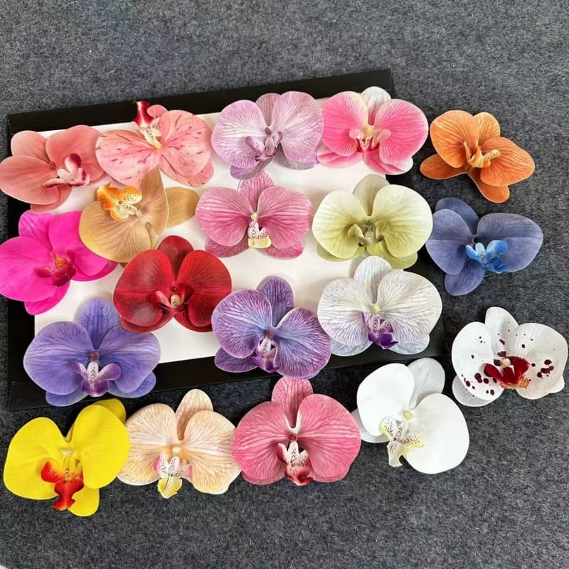 3D Print Film Phalaenopsis Flower Head Marriage Sugar Sugar Box Decoration Simulation Single Flower Flower Material