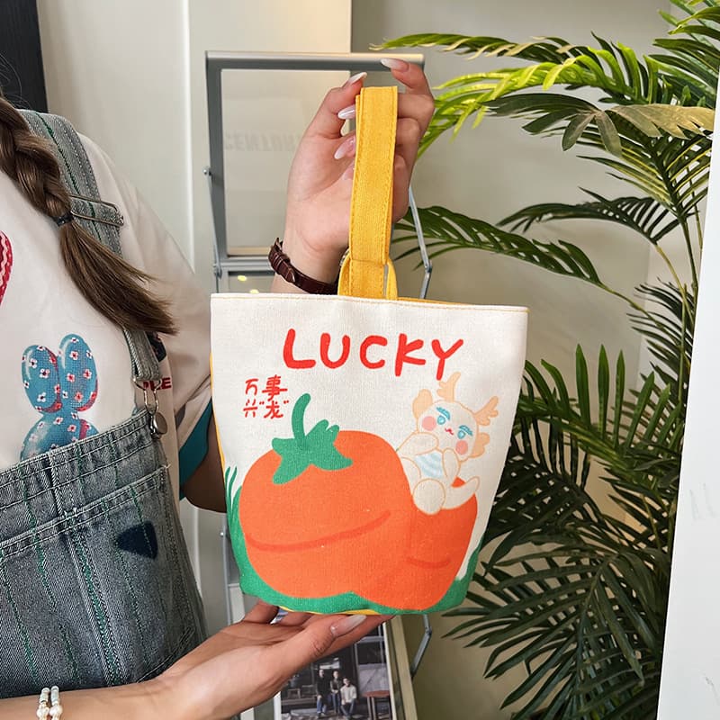 Cute genuine cartoon cloth bag to go out for mother and baby for kindergarten 2