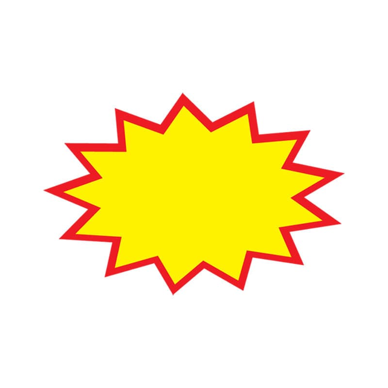 Factory direct selling large POP explosion, supermarket price brand promotional label advertisement paper special label spot spot 5
