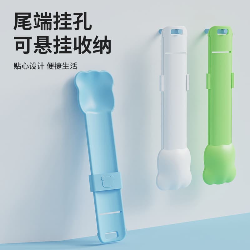 The new pet feeder cat strip spoon squeeze pet clothing snack table utensils, cat cat strip feed device feeding spoon