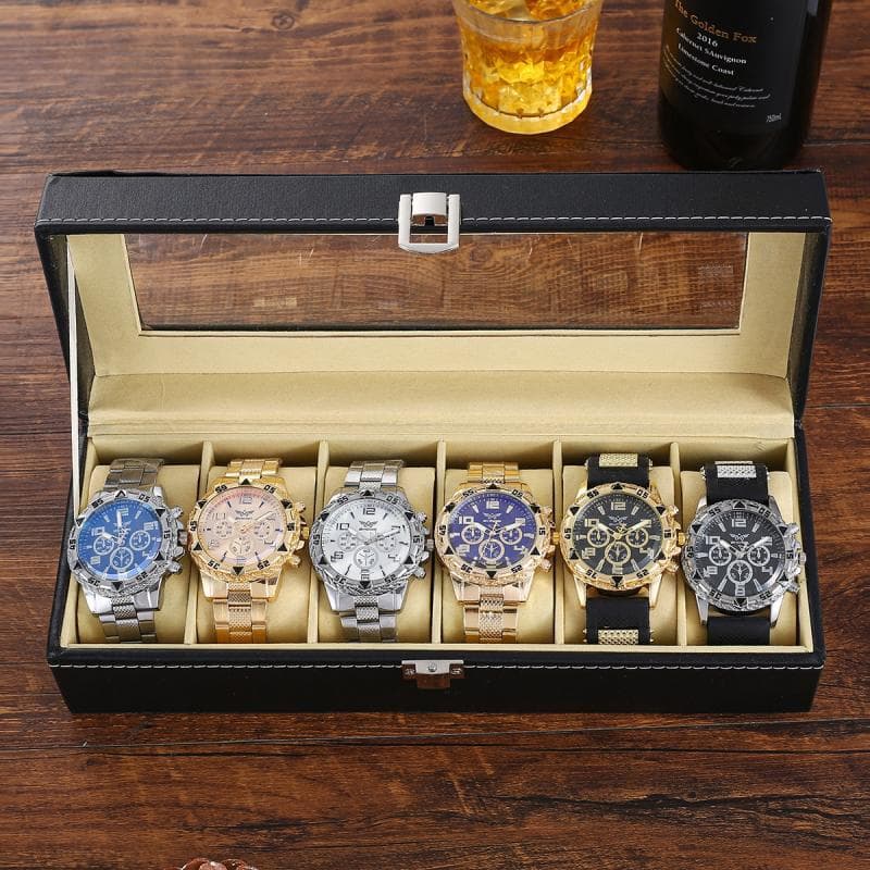 Watch, fashionable men's steel belt, Birthday gift 4