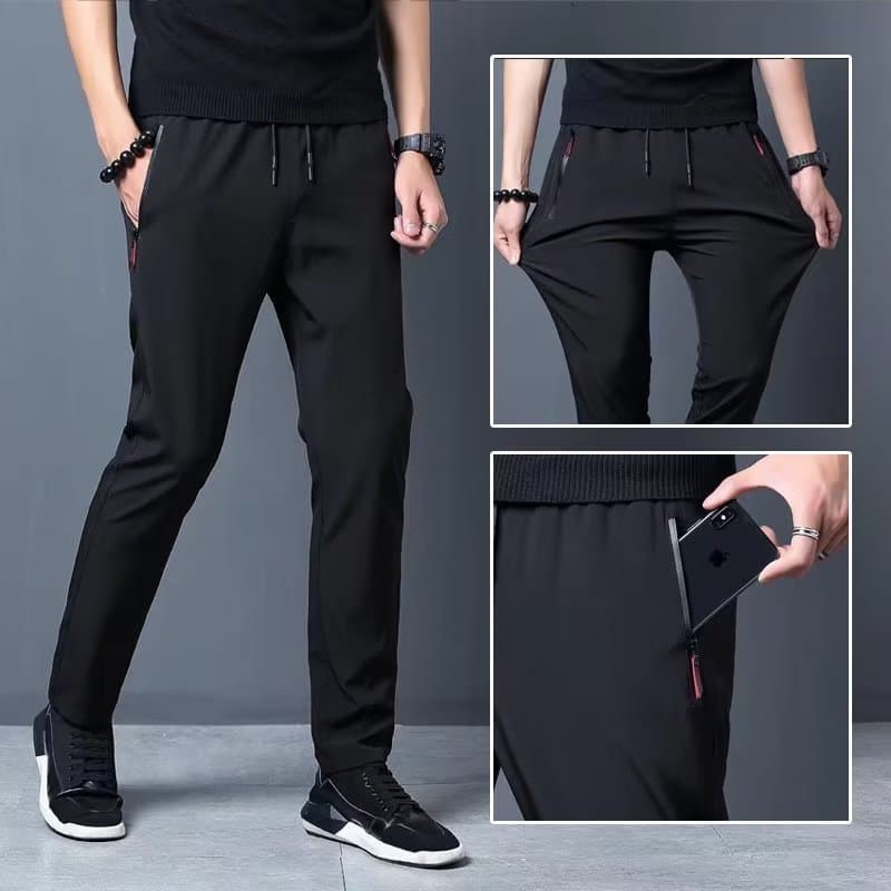 (Cross-border trading), (Wholesale), summer silk thin quick dry trousers for leisure, Korean style 2