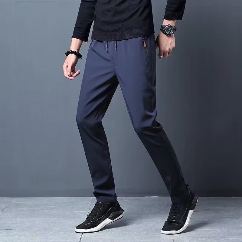(Cross-border trading), (Wholesale), summer silk thin quick dry trousers for leisure, Korean style 3