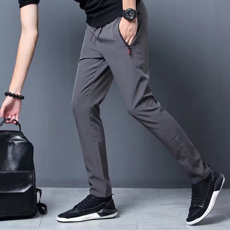 (Cross-border trading), (Wholesale), summer silk thin quick dry trousers for leisure, Korean style 8