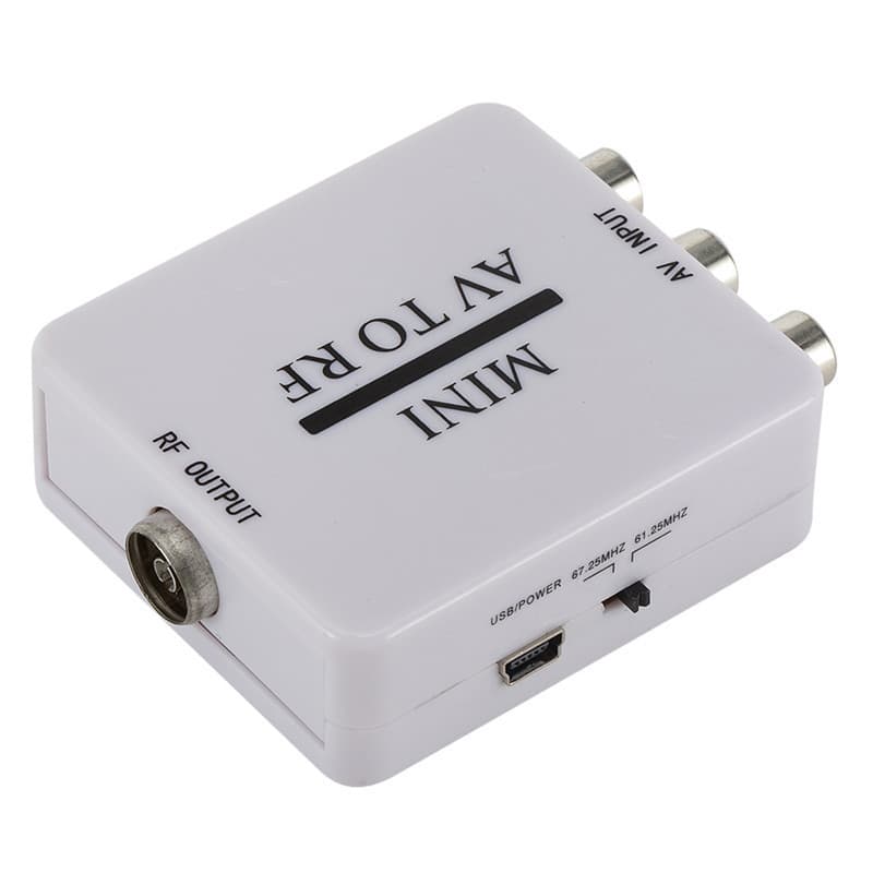 AV to RF video converter RF frequency band 67.25MHz61.25MHzav to RF amplifier TV receiver 3