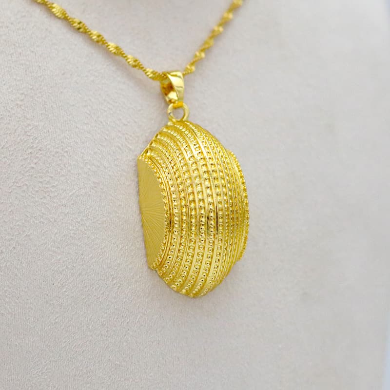 Jewelry, set, coins, pendant, necklace and earrings, Birthday gift 2