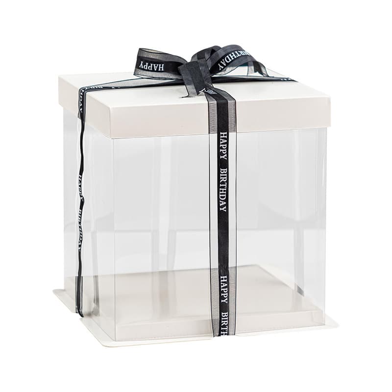 Transparent box, bag, hair band, 6 inches, 8 inch, Birthday gift 5