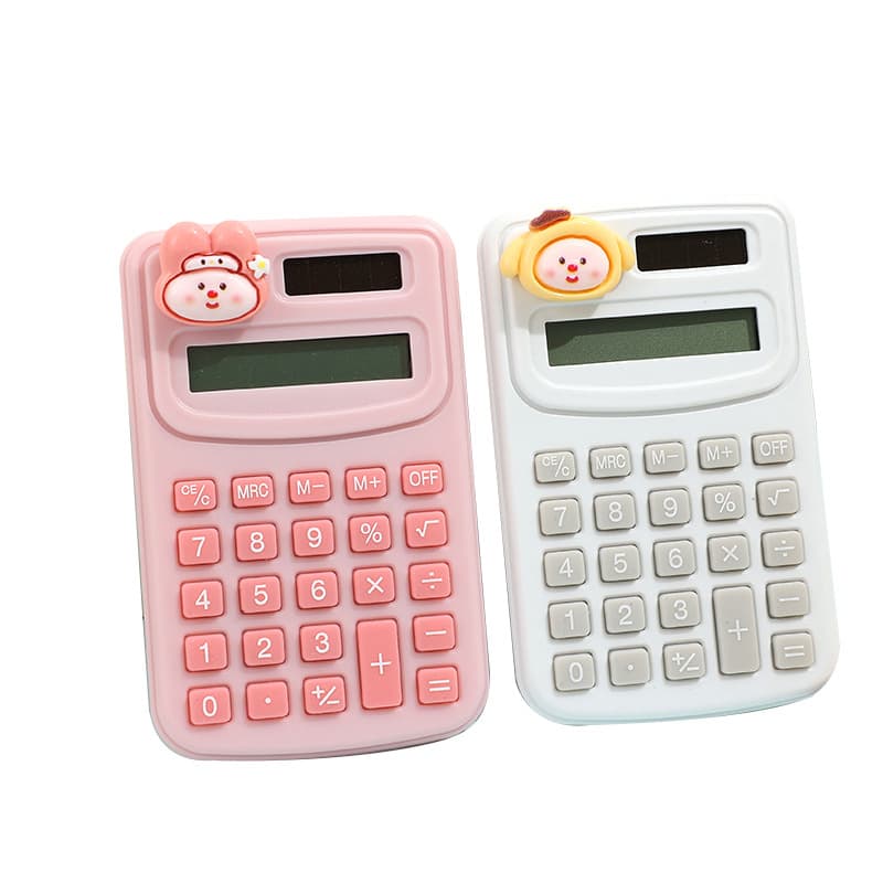 Cartoon calculator mini creative portable student high -value small computer learning stationery supplies T 5