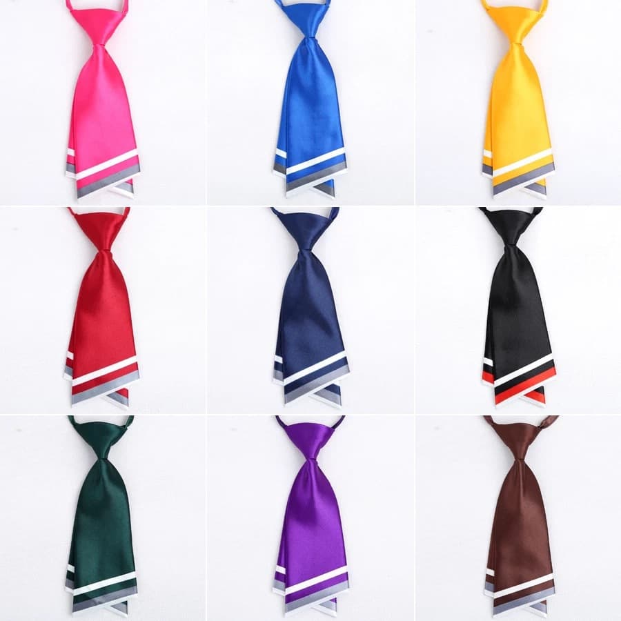 (Wholesale), double-layer blade, professional solid color tie for hotel