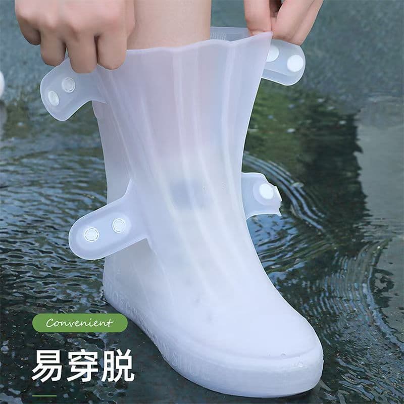Non-slip silicone wear-resistant handheld shoe covers for men and women for students