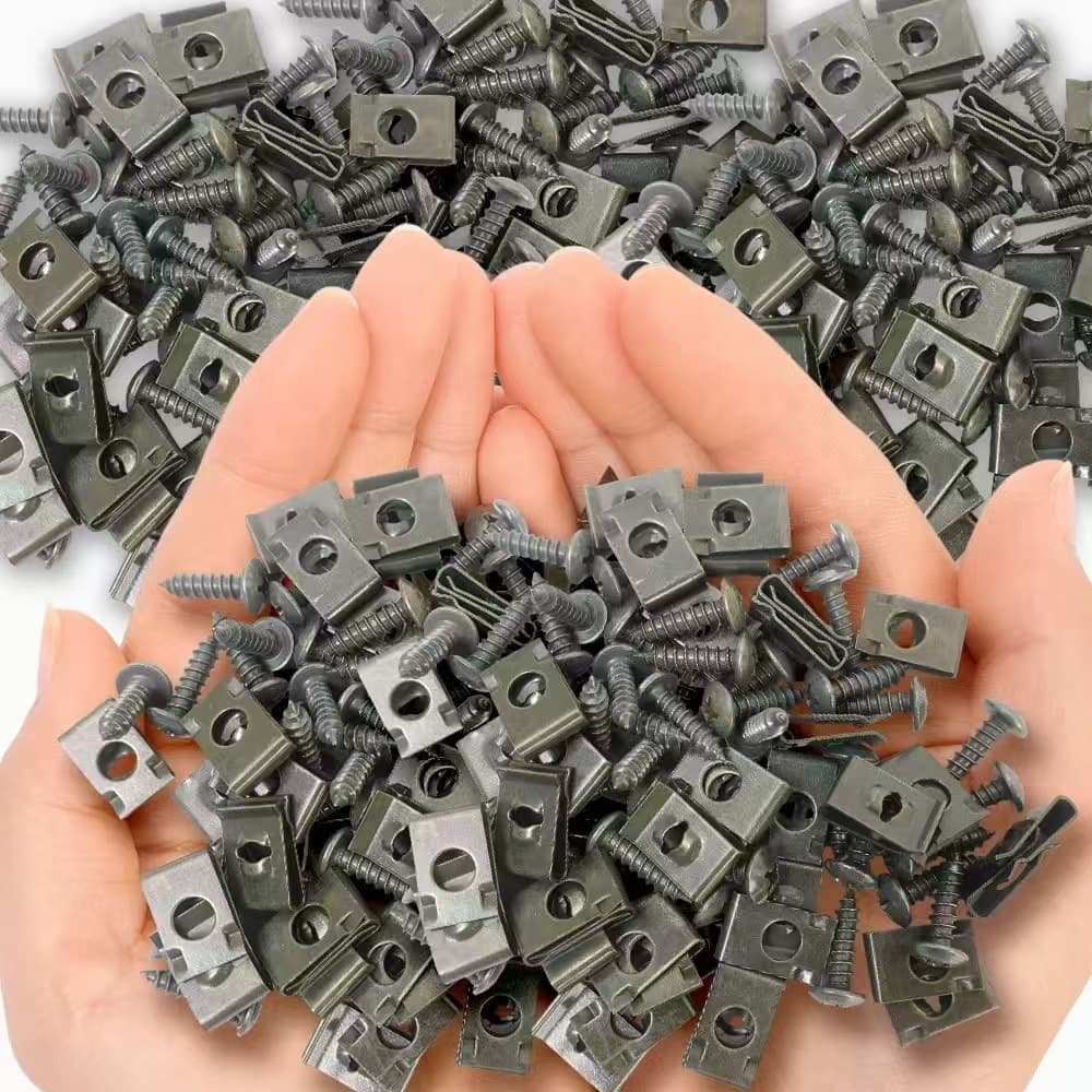 Car screw base U-shaped gasket car modified interior fender bumper screw base accessories wholesale 3