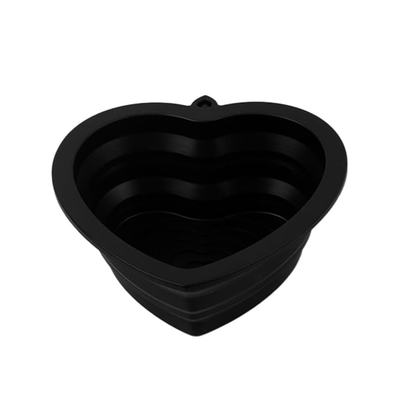 Pet silicone folding bowl Portable outdoor travel folding bowl dog bowl, cats, cats and dogs drink water bowl pet food pot 5