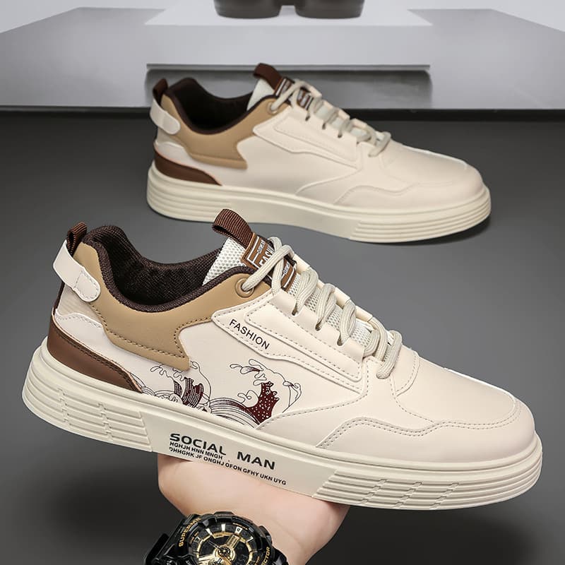 (Cross-border trading), sports summer breathable white shoes for leisure, plus size 3