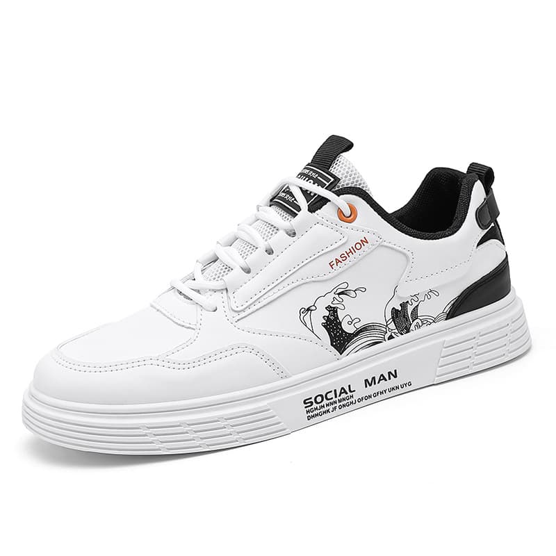 (Cross-border trading), sports summer breathable white shoes for leisure, plus size 5