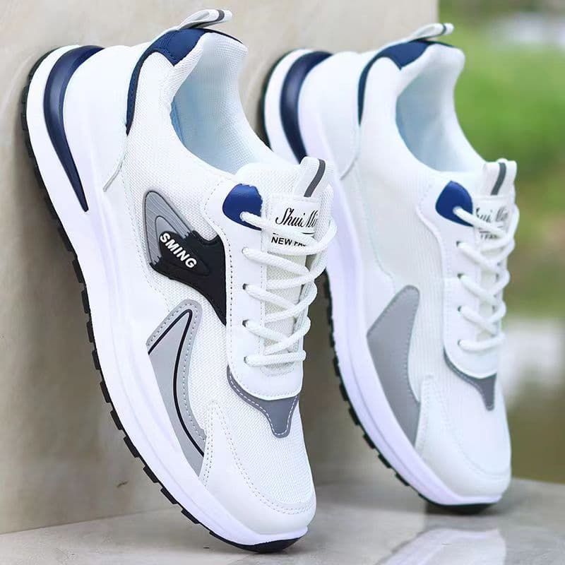 Men's new summer sports shoes, mesh breathable, trendy, versatile, casual, soft-soled, youth and dad shoes, cross-border
