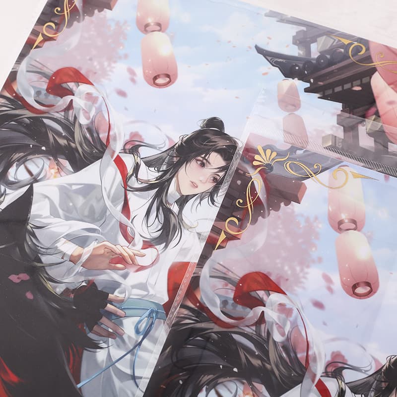 Heavenly Official Blessing Poster Two-dimensional Decoration Small Wallpaper Collection Decoration Painting Thank You for Flower City Animation Peripheral Poster 4