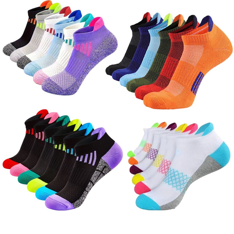 Summer thin sports travel breathable socks for leisure, absorbs sweat and smell, for running