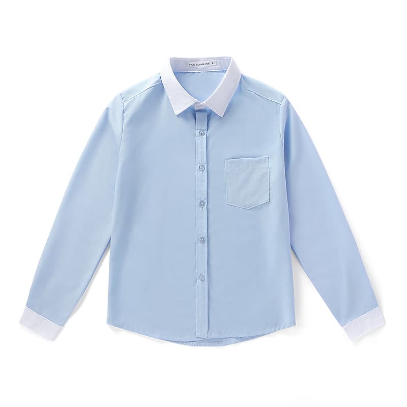 Uniform with a round collar, shirt, blue doll, doll collar, cosplay 3