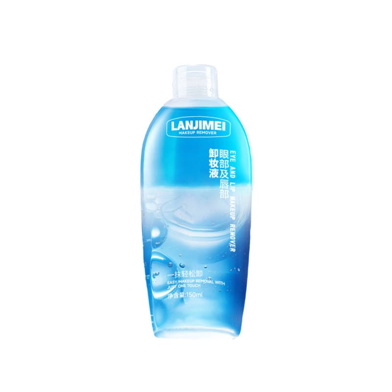 Refreshing makeup remover for eyes and lips, deep cleansing, three-in-one 5